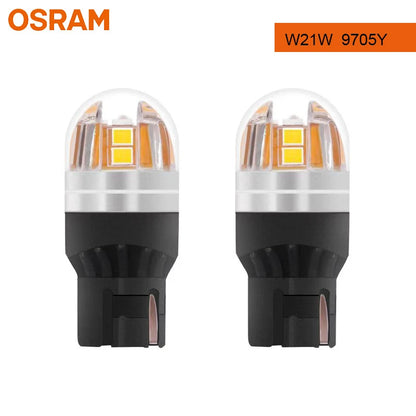OSRAM Aggiornamento LED T20 W21W WY21W W21/5W Indicatore di direzione 7440 7443 LEDriving SL Advance LED Lampada di retromarcia per auto Lampadina di arresto freno 2X