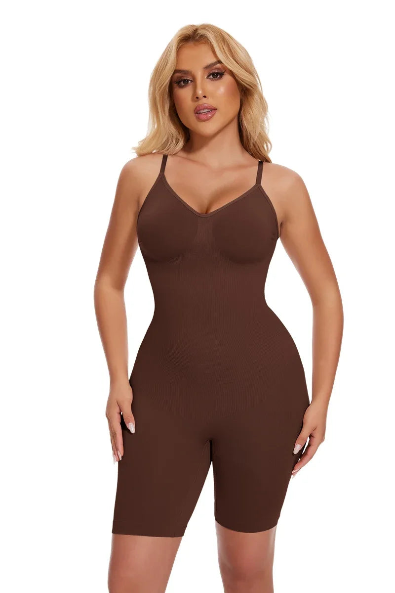 Nuovo Body Shapewear Donna Canotta Controllo della pancia Shaper completo del corpo Pantaloncini anti sfregamento Dimagrante Vita Trainer Butt Lifter