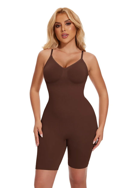 Nuovo Body Shapewear Donna Canotta Controllo della pancia Shaper completo del corpo Pantaloncini anti sfregamento Dimagrante Vita Trainer Butt Lifter
