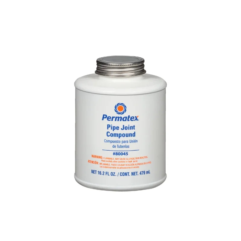 Permatex 80045 Sigillante per Giunti di Tubi Resistente al Calore per Linee di Acqua, Olio e Carburante Non Indurente 479mL