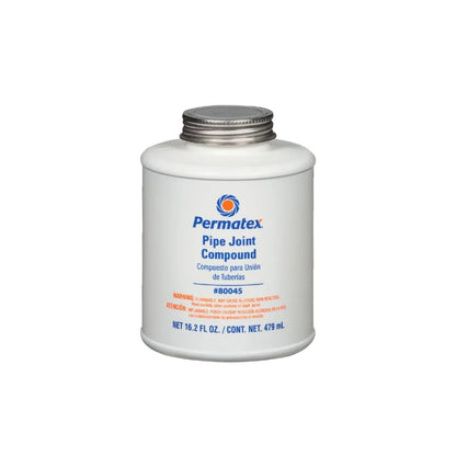 Permatex 80045 Sigillante per Giunti di Tubi Resistente al Calore per Linee di Acqua, Olio e Carburante Non Indurente 479mL