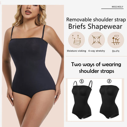 Tuta senza spalline da donna Shapewear Nuovi slip sexy Body Butt Lifter Compressione Vita Trainer Push Up Backless Shaper