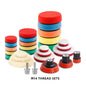 SPTA 29 pezzi dischi lucidanti da 25mm/50mm/80mm, dischi per detailing con adattatore di supporto filettato M14 per levigatura e ceratura auto