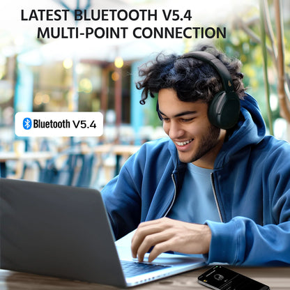 Cuffie Wireless Over-Ear EDIFIER W830NB - ANC -45dB, Hi-Res LDAC, Bluetooth 5.4, 94 Ore di Riproduzione, Ricarica Rapida, Pieghevoli, Chiamate Multipoint AI, App ConneX