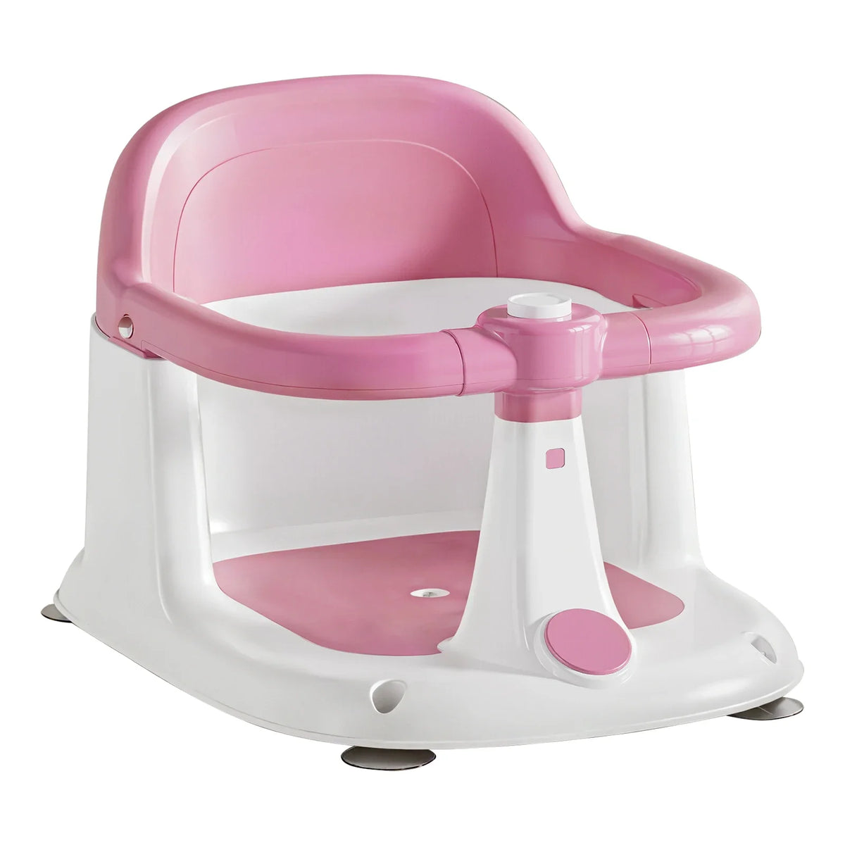Seggiolino da bagno per neonati di 6 mesi in su, sedile da bagno per sedersi, sedia da vasca per neonati antiscivolo con 4 ventose, ottimi regali per la doccia