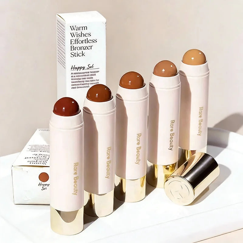 Stick Bronzer Luxury Rare Beauty Soft Pinch, Sfumabile, Naturale, Duraturo, Impermeabile, per Scolpire il Viso in 3D, Contouring, Trucco Cosmetico, Regalo