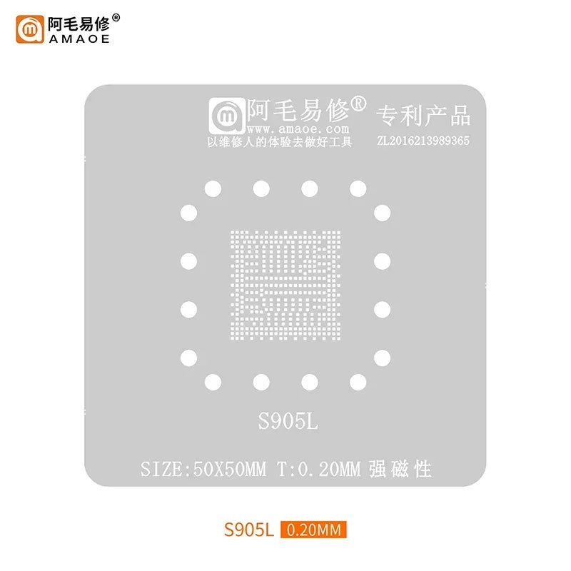 Amaoe S905X4 piattaforma di piantagione di stagno per Amlogic S905L/905Z Smart TV Box Chip di controllo principale Kit di saldatura per Stencil di Reablling BGA