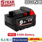 100% Per Milwaukee M18 18V 12000mAh 18650 Batteria Al Litio di Ricambio Per Milwaukee 48-11-1860 48-11-1850 48-11-1840 Batteria Strumento