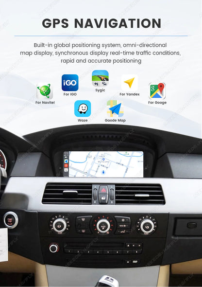 MEKEDE 8.8/9.3" Linux QLED 1920x720 HD Touchscreen Compatibile OEM Wireless CarPlay Android Auto Mirroring WiFi BT Aggiornamento OTA Per BMW E60 E61 E63 E64 E90 E91 E92 E93