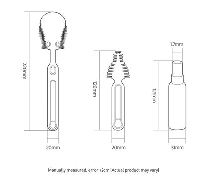 Set per la Pulizia dei Biberon Avent Include Spazzola per Biberon, Spazzola per Tettarelle, Pulitore per Cannucce, Scolapiatti e Scatola Portaoggetti Senza BPA