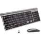 Tastiera e mouse tedeschi wireless QWERTZ combinati set di tasti a forbice compatto silenzioso ultra sottile 2.4G per PC portatile tv box