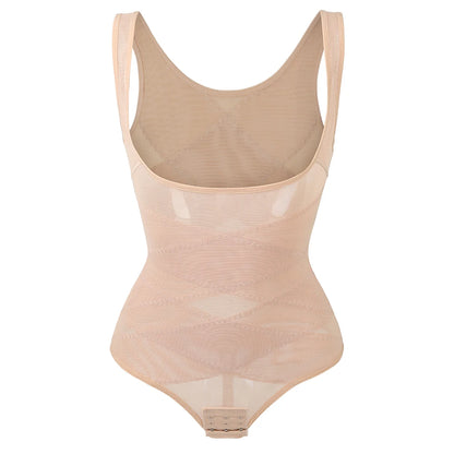 Perizoma in rete Body Shapewear Donna Nuovo Shaper per tutto il corpo Vita sottile Tummy Control Intimo Pancia piatta Corsetto sottoseno