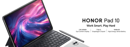 HONOR Pad 10, Versione EU Tablet WIFI, Batteria da 10100mAh, Display HONOR Eye Comfort da 12,1 pollici 120Hz 2.5K, Chipset Snapdragon 7 Gen 3, 8GB+256GB, Tablet Android HONOR