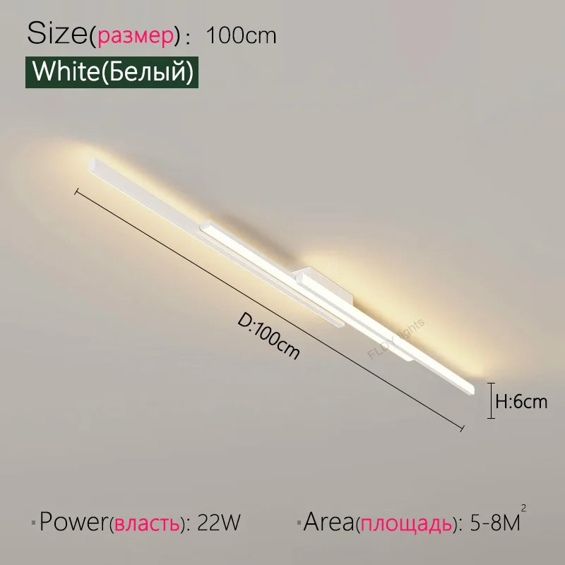 Lampada da soffitto moderna linea Luci a LED Soggiorno Sala da pranzo Camera da letto principale Apparecchio Lampadario a soffitto Sconce da parete Apparecchio di illuminazione