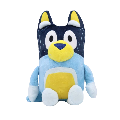 Simpatici giocattoli a forma di cane della famiglia Bluey, 15 cm/30 cm, peluche di Bingo, animali di peluche morbidi, bambole, regali di compleanno, bambole da compagnia di Bluey.