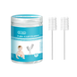 MAMIJOY 30/60pcs Bastone per la pulizia orale del bambino Detergente usa e getta Denti al latte Garza Spazzolino da denti Lavaggio della lingua del bambino Igiene orale neonato