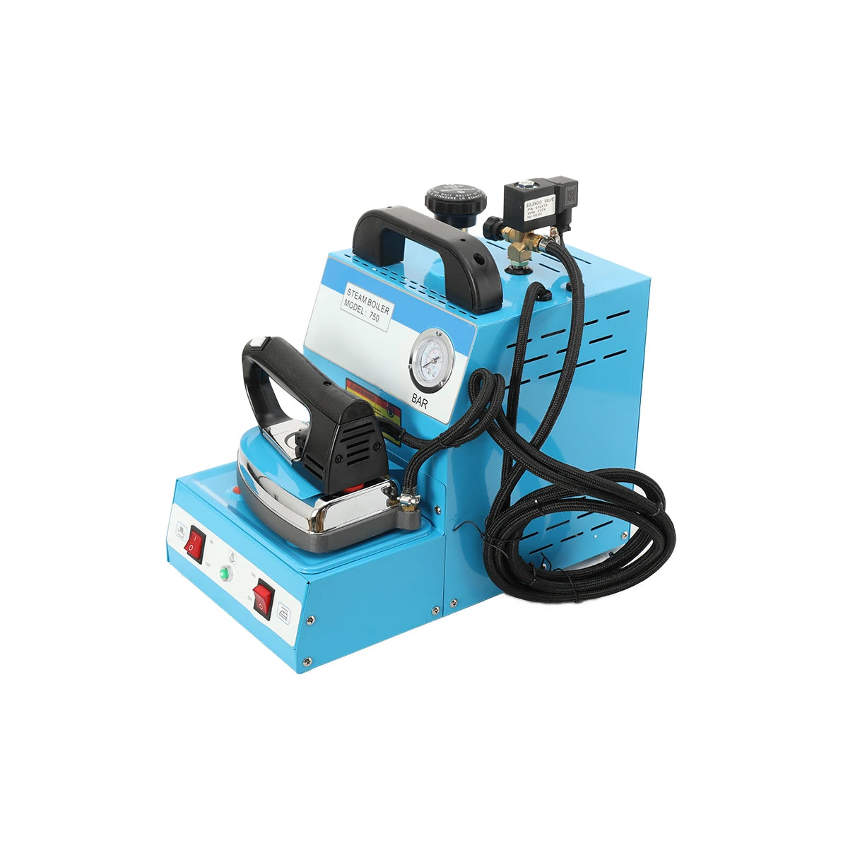 Ferro da Stiro Elettrico 1600W 220V, Macchina da Stiro a Pressione Verticale, Ferro da Stiro a Vapore Industriale ad Alta Potenza