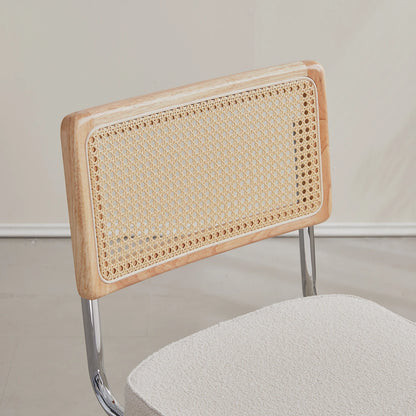 EGOONM Set di 2/4 sedie da pranzo retrò sedia in rattan di plastica casa camera da letto scrivania schienale sgabello arco computer ufficio sedile imbottito