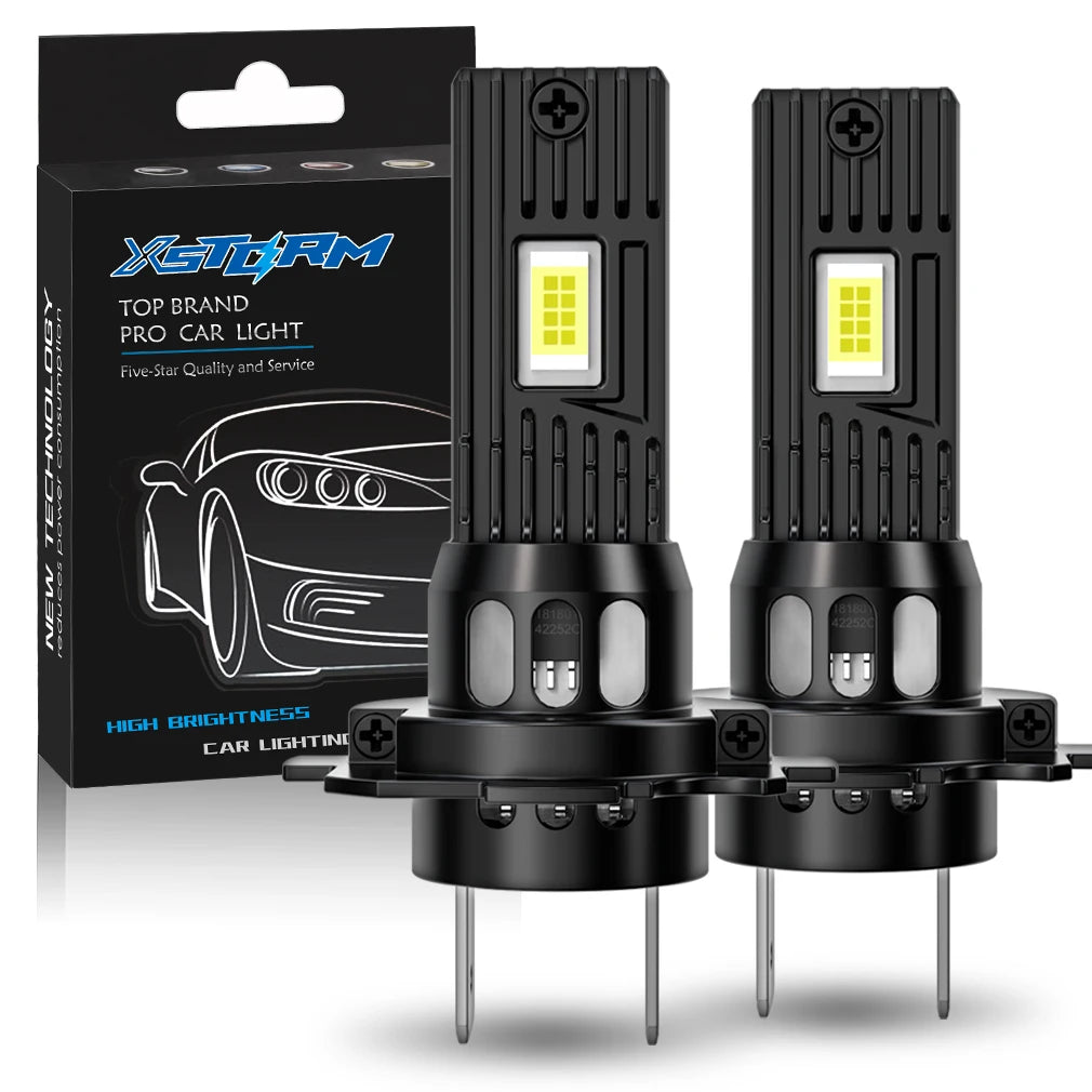 XSTORM H7 Lampadine LED 150W 60000LM Fari LED H1 Canbus Fari LED H4 Lampade Turbo per Auto 6000K 12V Automobilistiche ﻿ ﻿