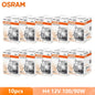 OSRAM CLASSIC H1 H4 H3 H7 Super Rally 12V 100W 80W faro alogeno per auto High Watt lampade autentiche 3200K più luminose (10 pezzi)