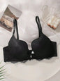Reggiseno nero in pizzo a pois, stile elegante, biancheria intima da donna, lingerie sexy, modello L2699.