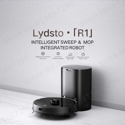 Spazzola principale/laterale Filtro HEPA Mop Panno Scatola per la polvere Sacchetto per la polvere per XiaoMi Lydsto R1 / R1A / R1 Pro / S1 Parti per aspirapolvere robot