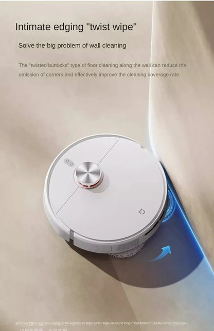 Nuovo robot aspirapolvere Xiaomi Mijia M30 Pro, potente e multifunzione, con funzione di taglio dei capelli integrata e sistema anti-groviglio.