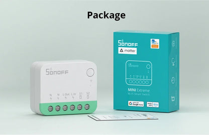 SONOFF MINI R4 Matter MINIR4M Matter Relè Sonoff Mini R4 Extreme Wifi Smart Switch Matter Alice Smart Home Control Alexa Google