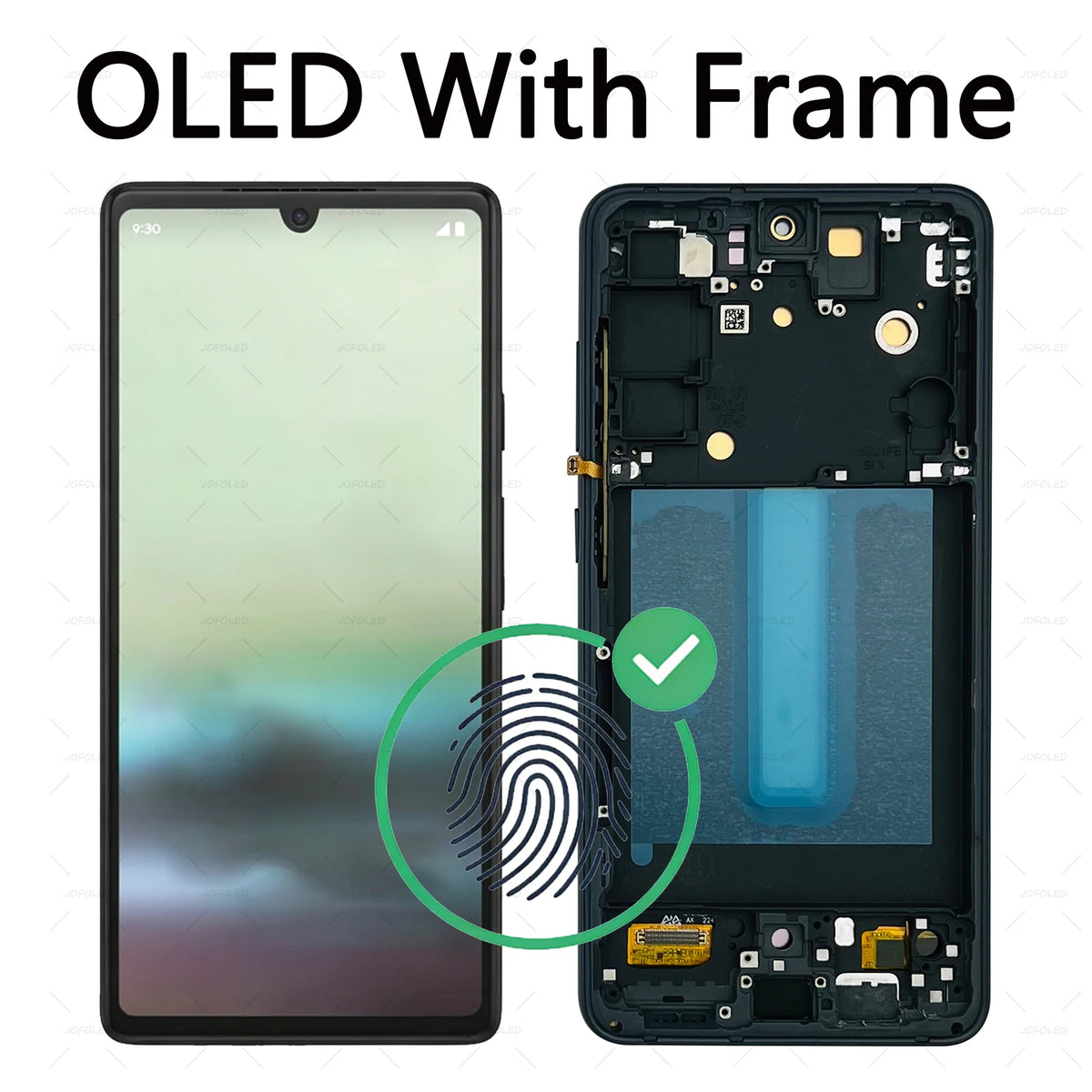 Schermo Dynamic AMOLED 2X S21FE con Cornice per Samsung Galaxy S21 FE 5G, Display LCD G990, Sostituzione Touch Screen Digitizer