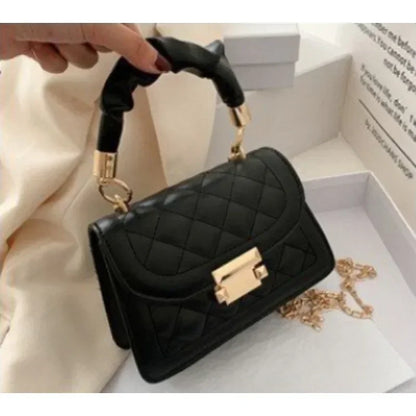 Borse a tracolla in pelle PU da donna piccola borsa a tracolla Designer femminile 2024 nuova catena di moda borsa a tracolla romboidale mini borsa da donna