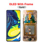 Display LCD Super AMOLED per Samsung A80 A805 A805F, gruppo digitalizzatore touchscreen con sensore di impronte digitali per Samsung A90 LCD