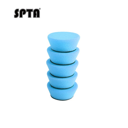 SPTA Kit 5 Pezzi di Spugne Abrasive Miste da 1,4 Pollici (35 mm) e 2 Pollici (50 mm) per Lucidatura e Dettaglio Auto