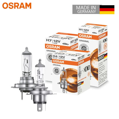 OSRAM H4 H7 H11 12V faro alogeno lampada originale per auto 3200K bianco caldo Standard autentico lampadina Made in Germany (1 pz)