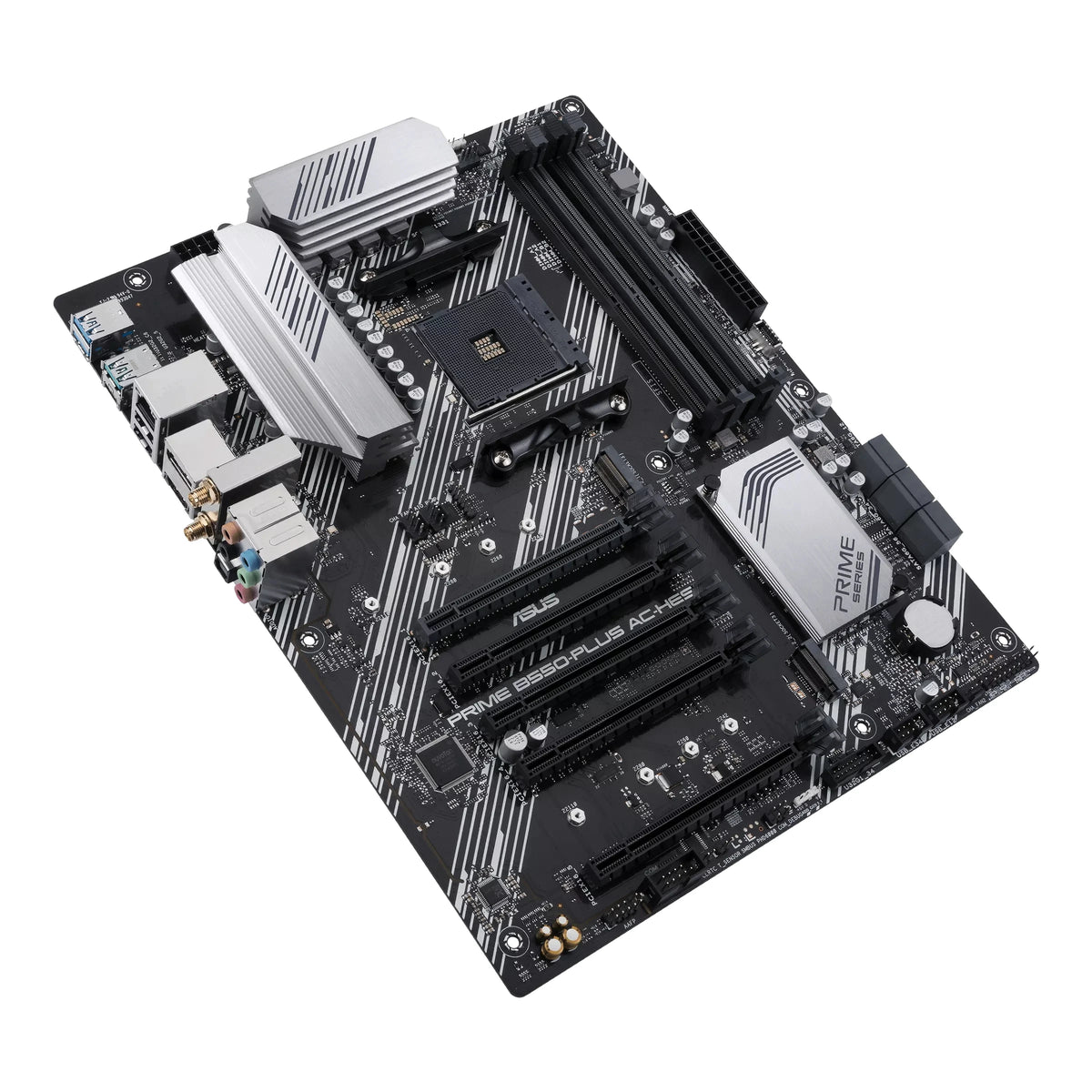 Scheda Madre ASUS PRIME B550-PLUS AC-HES AM4 AMD B550 ATX Dual M.2 Supporto CPU Ryzen 4300 Ryzen 5600 Ryzen 4700 Ryzen 5700