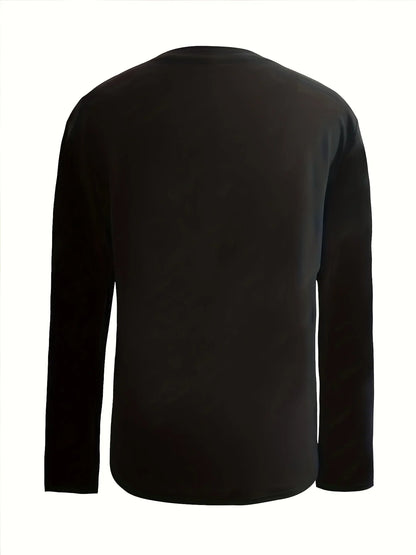 T-shirt da donna in 100% puro cotone, ideale per la primavera e l'autunno, dal taglio ampio e confortevole, con stampa a lettere "NEW YORK", maniche lunghe e scollo rotondo.