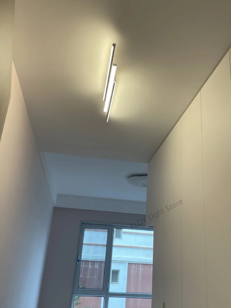 Lampada da soffitto moderna linea Luci a LED Soggiorno Sala da pranzo Camera da letto principale Apparecchio Lampadario a soffitto Sconce da parete Apparecchio di illuminazione