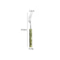 Nuovi posate in resina stile bambù 18/10 in acciaio inossidabile 304 posate classiche set di stoviglie argento blu verde crema trasporto di goccia