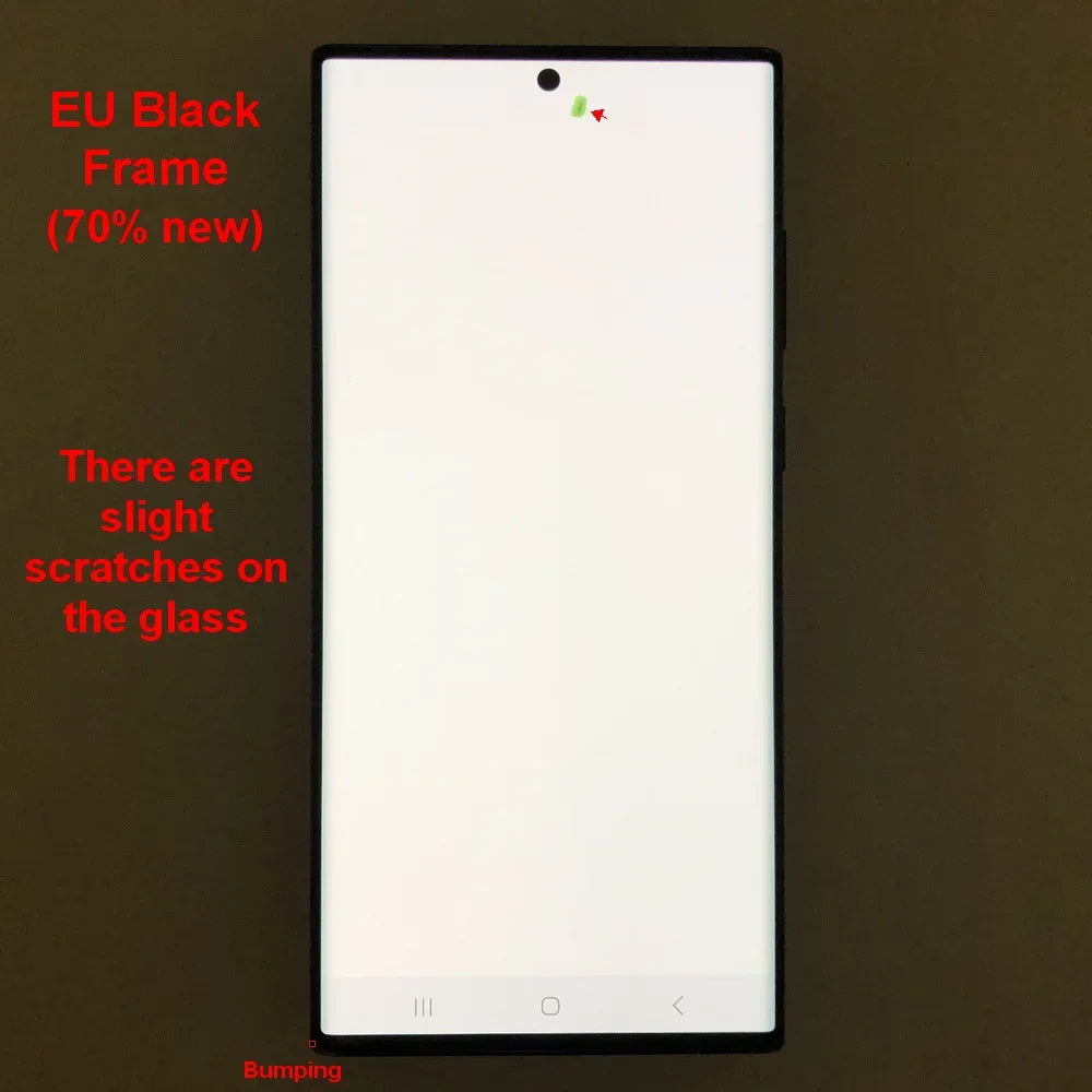 Display Super AMOLED per Samsung Galaxy S22 Ultra LCD SM-S908 S908U S908E, Schermo Touch Digitizer di Ricambio con Difetti