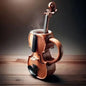 Nuovo unico strumento musicale tazza da caffè creativo 3D sassofono violino tazza nuove tazze tazza di latte regalo di fascia alta ornamenti per il desktop