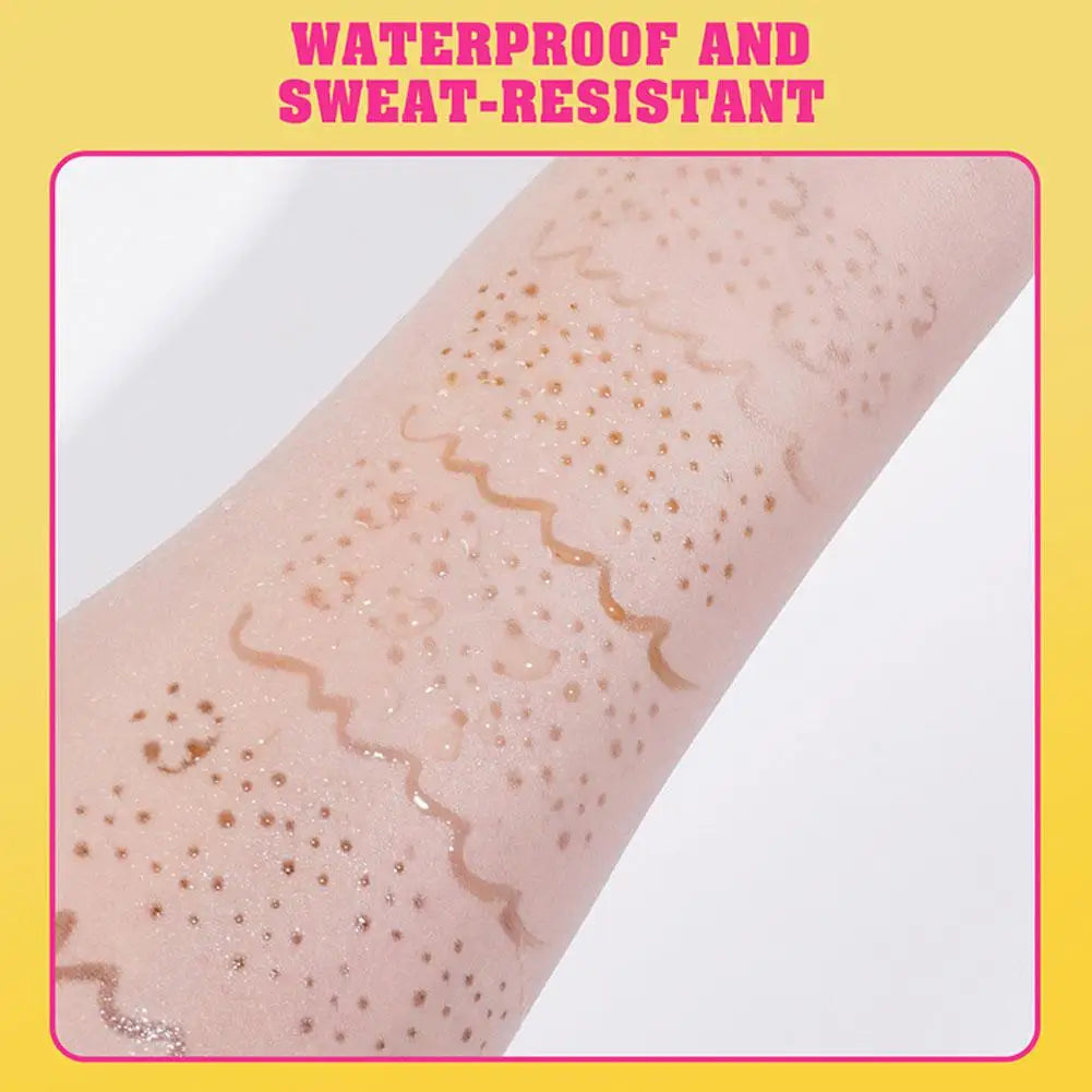 Penna per lentiggini a doppia punta, penna per lentiggini finte naturali, trucco impermeabile a lunga durata, cosmetici per il viso