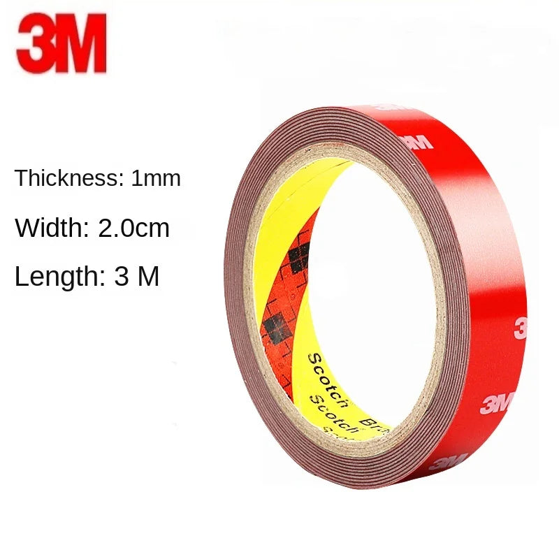 3M VHB Forte biadesivo adesivo 3M 4229P 5-50mm Nastro adesivo in schiuma senza traccia impermeabile per auto casa interna ad alta temperatura