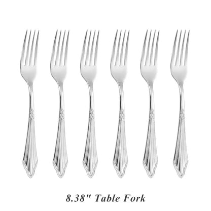 Set di 6 cucchiai da tavola da 6 cucchiai da zuppa in acciaio inossidabile Set di cucchiai da zuppa Royal 6 pezzi per cucina/casa/ristorante