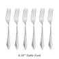 Set di 6 cucchiai da tavola da 6 cucchiai da zuppa in acciaio inossidabile Set di cucchiai da zuppa Royal 6 pezzi per cucina/casa/ristorante