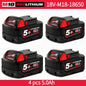 Nuova Batteria Milwaukee M18 8.0Ah ad Alta Potenza 18V Ricaricabile agli Ioni di Litio per Utensili Elettrici Cordless Milwaukee M18 Batteria 8Ah