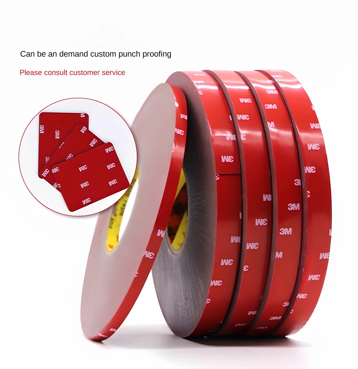 3M VHB Forte biadesivo adesivo 3M 4229P 5-50mm Nastro adesivo in schiuma senza traccia impermeabile per auto casa interna ad alta temperatura