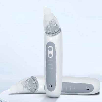 Aspiratore Nasale Elettrico per Neonati e Bambini, Pulitore Automatico del Naso con Musica e 3 Punte in Silicone