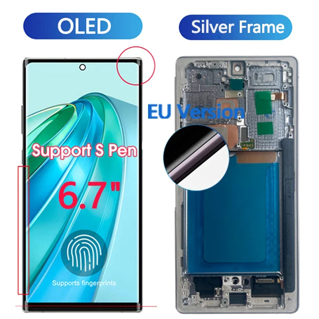 NUOVO Display AMOLED Per Samsung Galaxy S25 Ultra 5G Display LCD Touch Screen Digitizer Assembly Per Samsung S25 Ultra Display