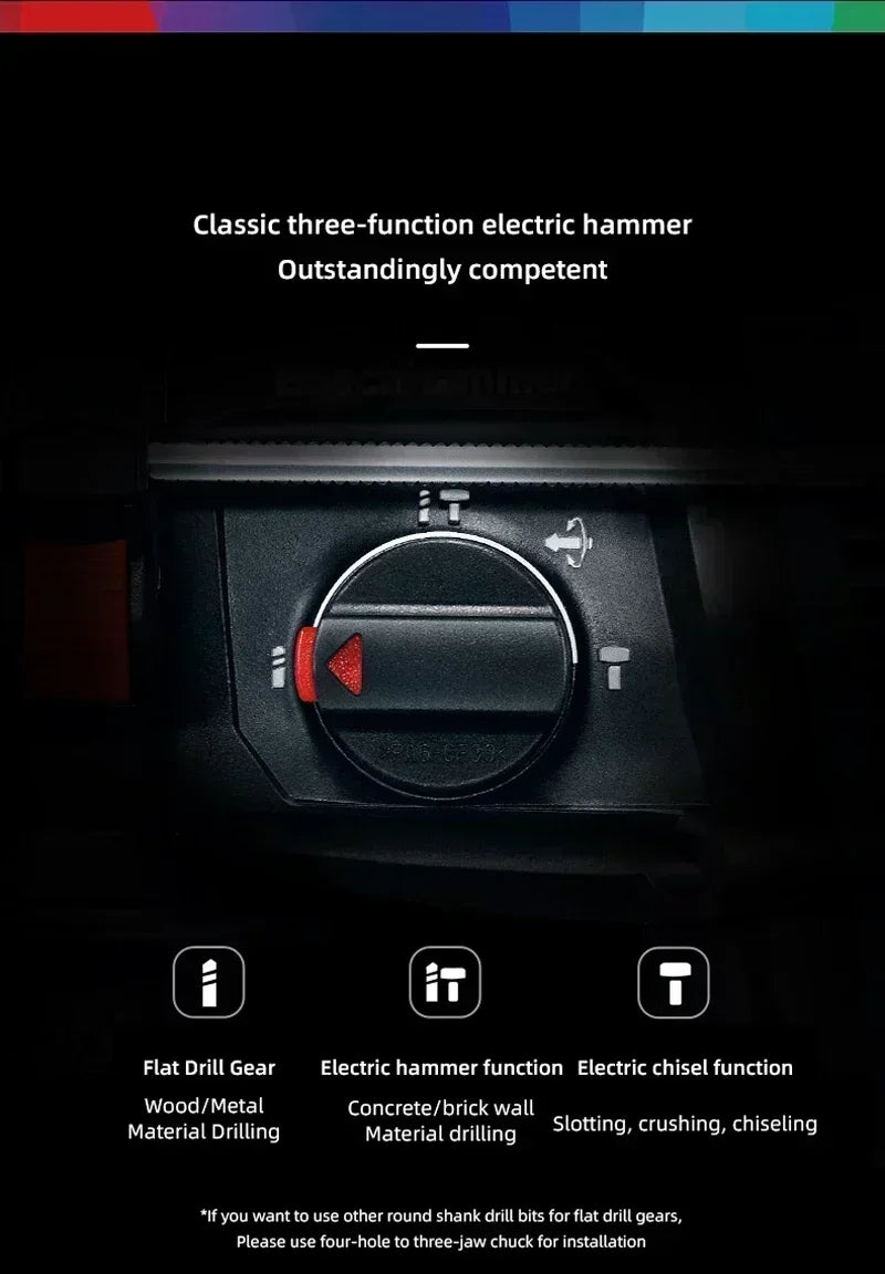 BOSCH GBH180‑LI 18V Martello Perforatore Rotativo Brushless SDS‑Plus Multifunzione Senza Fili per Calcestruzzo