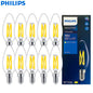 Philips Master LED Candela E14 Lampade a filamento 3,4 W = 40 W) B35 Lampadine trasparenti 220-240 V DimTone Dimmerabile Luce bianca calda per interni