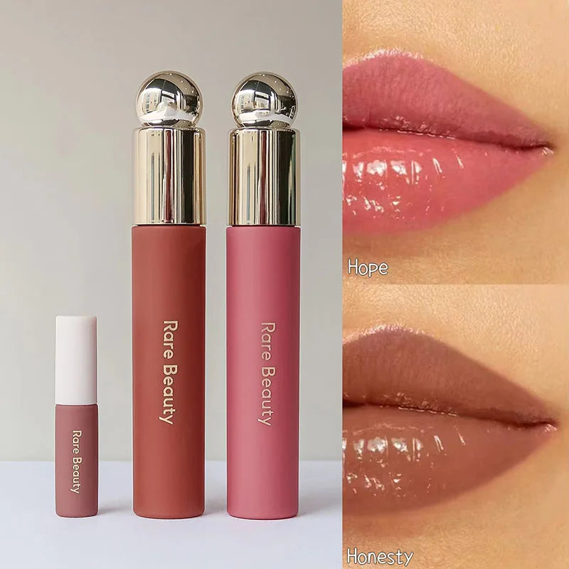 Olio labbra colorato Rare Beauty Soft Pinch, lucidalabbra, cosmetici per il trucco Delight Hope Happy, illuminante, fard per viso e occhi